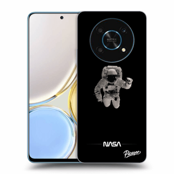 Picasee fekete szilikon tok az alábbi mobiltelefonokra Honor Magic4 Lite 5G - Astronaut Minimal