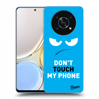 Picasee átlátszó szilikon tok az alábbi mobiltelefonokra Honor Magic4 Lite 5G - Angry Eyes - Blue