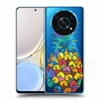 Picasee átlátszó szilikon tok az alábbi mobiltelefonokra Honor Magic4 Lite 5G - Pineapple