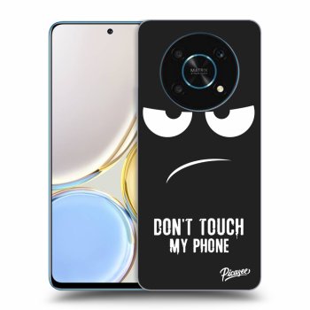 Picasee fekete szilikon tok az alábbi mobiltelefonokra Honor Magic4 Lite 5G - Don't Touch My Phone