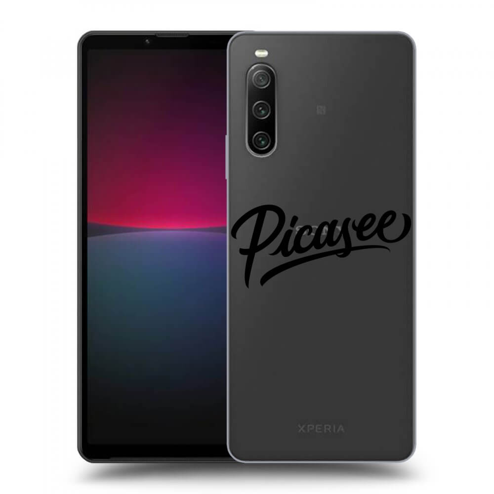 Picasee átlátszó szilikon tok az alábbi mobiltelefonokra Sony Xperia 10 IV 5G - Picasee - black