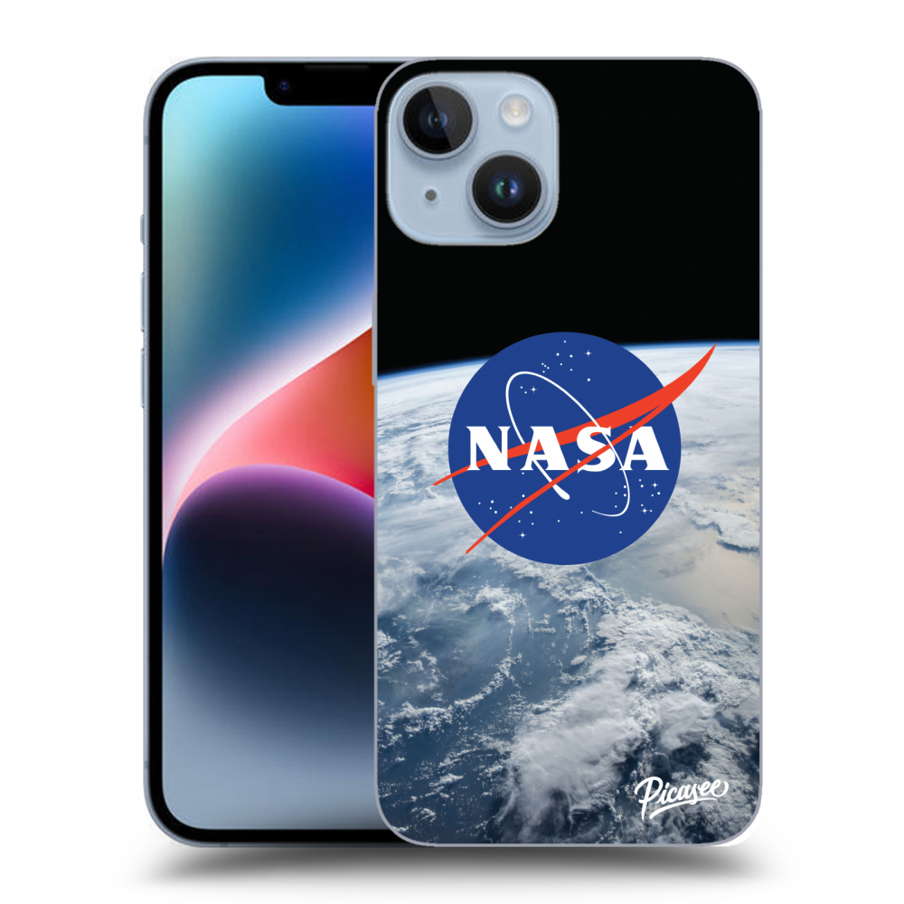Picasee átlátszó szilikon tok az alábbi mobiltelefonokra Apple iPhone 14 - Nasa Earth