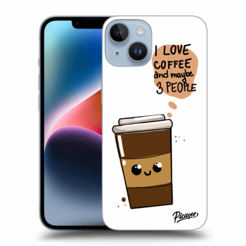 Szilikon tok erre a típusra Apple iPhone 14 - Cute coffee