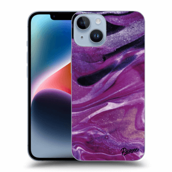 Picasee ULTIMATE CASE MagSafe Apple iPhone 14 - készülékre - Purple glitter