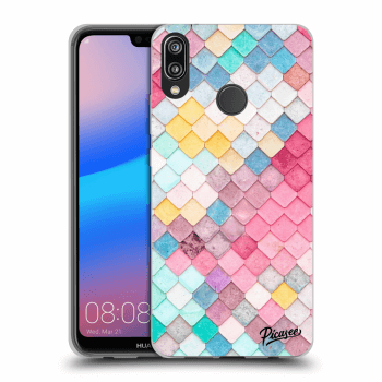 Szilikon tok erre a típusra Huawei P20 Lite - Colorful roof