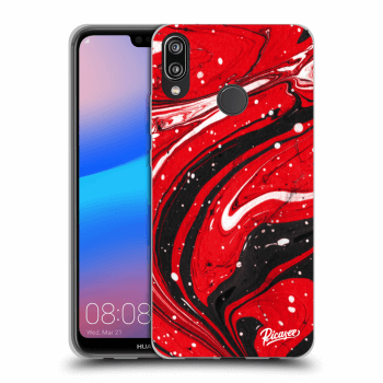 Szilikon tok erre a típusra Huawei P20 Lite - Red black