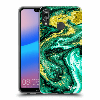 Szilikon tok erre a típusra Huawei P20 Lite - Green Gold