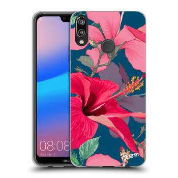 Szilikon tok erre a típusra Huawei P20 Lite - Hibiscus