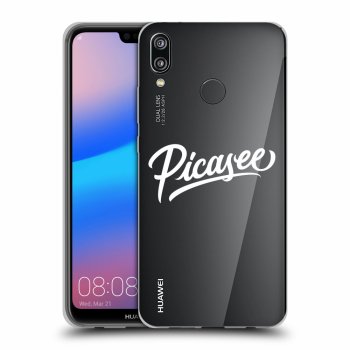 Picasee átlátszó szilikon tok az alábbi mobiltelefonokra Huawei P20 Lite - Picasee - White