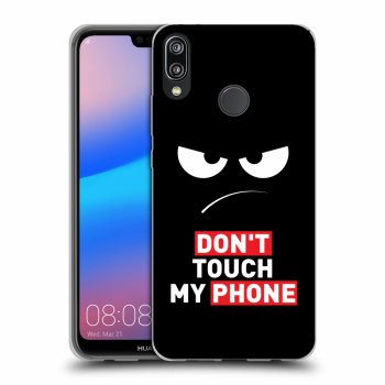 Szilikon tok erre a típusra Huawei P20 Lite - Angry Eyes - Transparent