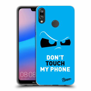 Szilikon tok erre a típusra Huawei P20 Lite - Cloudy Eye - Blue