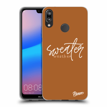 Szilikon tok erre a típusra Huawei P20 Lite - Sweater weather