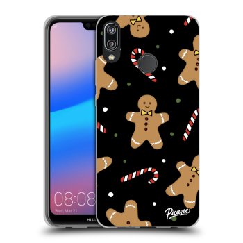 Picasee fekete szilikon tok az alábbi mobiltelefonokra Huawei P20 Lite - Gingerbread