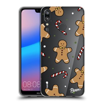 Picasee átlátszó szilikon tok az alábbi mobiltelefonokra Huawei P20 Lite - Gingerbread