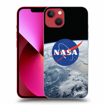 Picasee fekete szilikon tok az alábbi mobiltelefonokra Apple iPhone 14 Plus - Nasa Earth