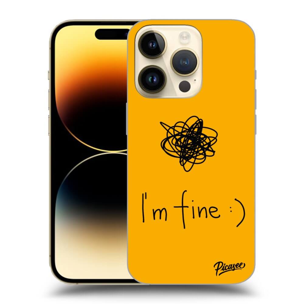 Picasee ULTIMATE CASE Apple iPhone 14 Pro - készülékre - I am fine