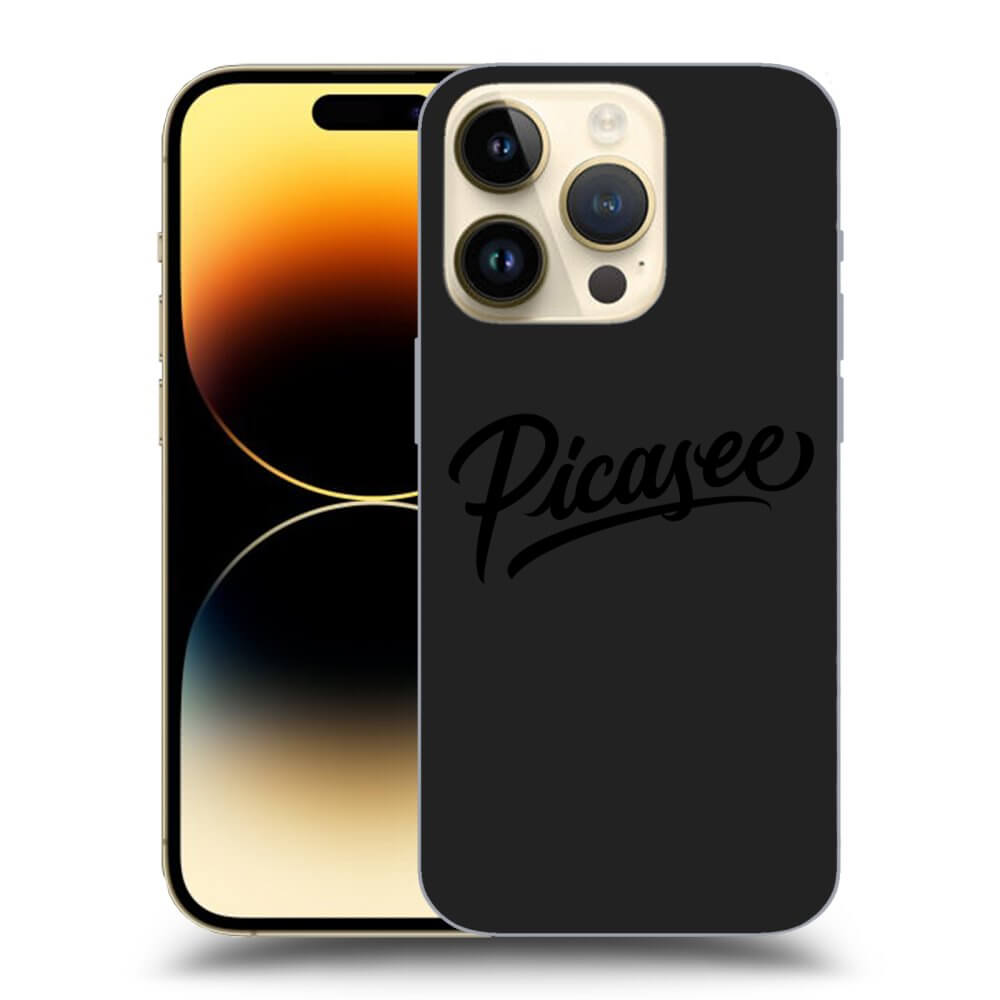 Picasee fekete szilikon tok az alábbi mobiltelefonokra Apple iPhone 14 Pro - Picasee - black