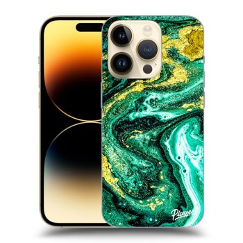 Szilikon tok erre a típusra Apple iPhone 14 Pro - Green Gold