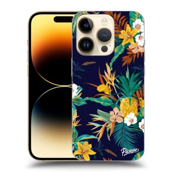 Picasee átlátszó szilikon tok az alábbi mobiltelefonokra Apple iPhone 14 Pro - Pineapple Color