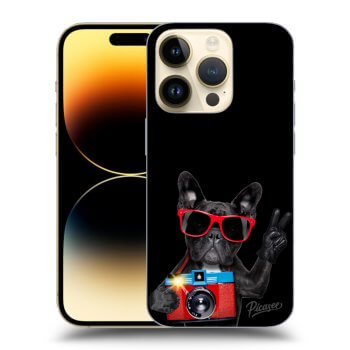 Szilikon tok erre a típusra Apple iPhone 14 Pro - French Bulldog