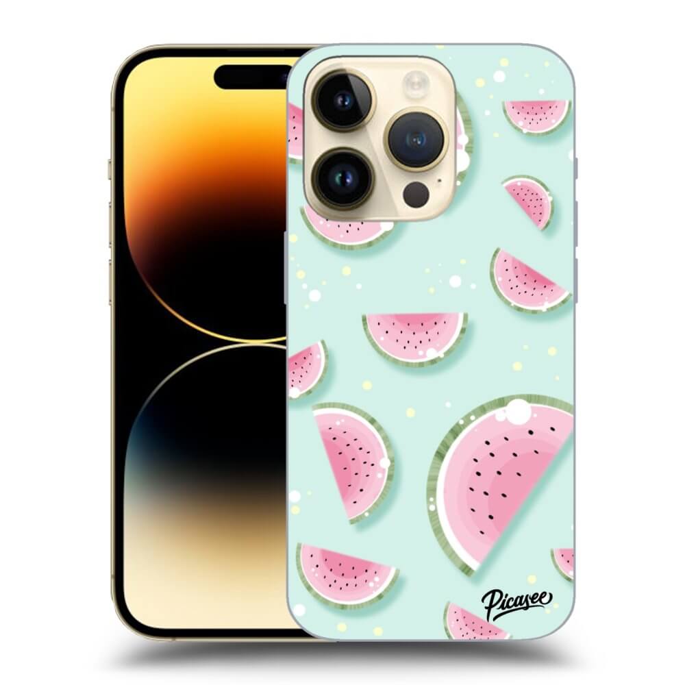 Picasee átlátszó szilikon tok az alábbi mobiltelefonokra Apple iPhone 14 Pro - Watermelon 2