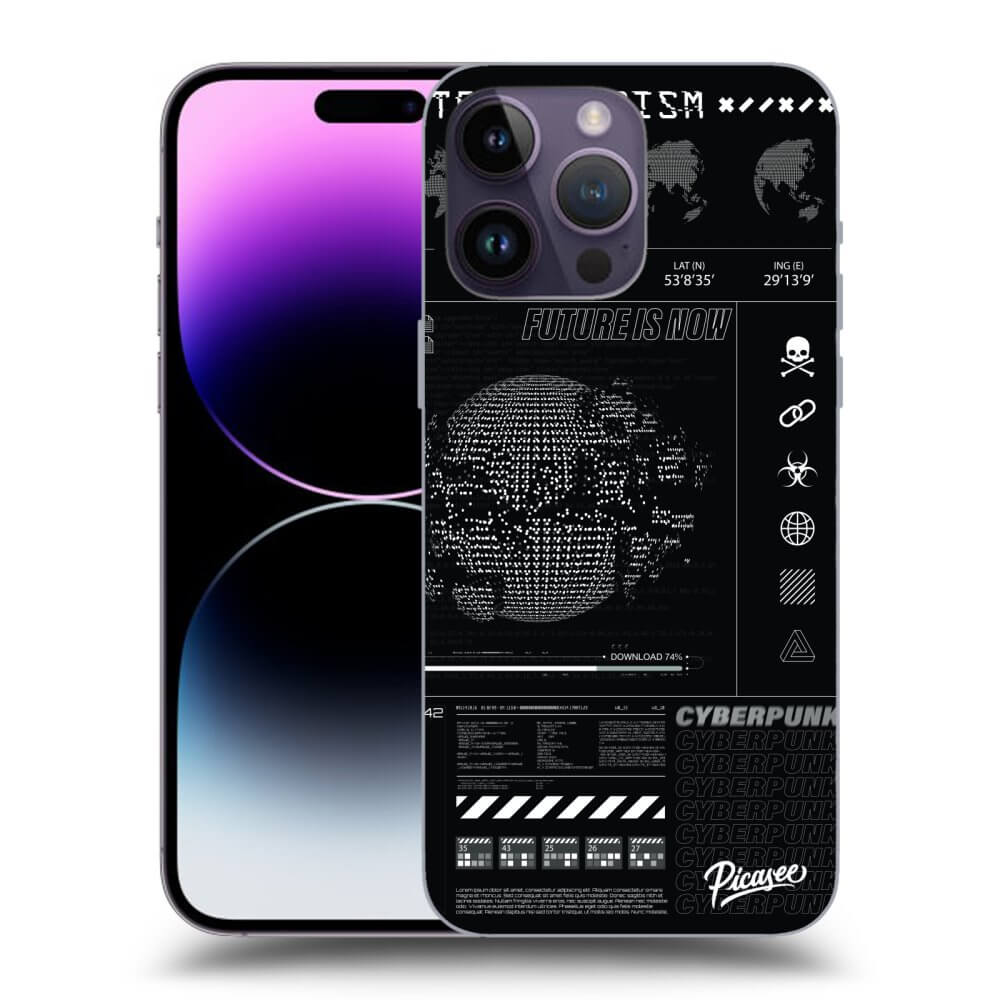 Picasee fekete szilikon tok az alábbi mobiltelefonokra Apple iPhone 14 Pro Max - FUTURE