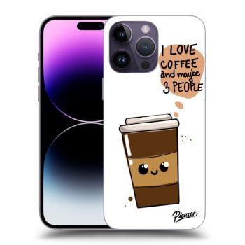 Szilikon tok erre a típusra Apple iPhone 14 Pro Max - Cute coffee