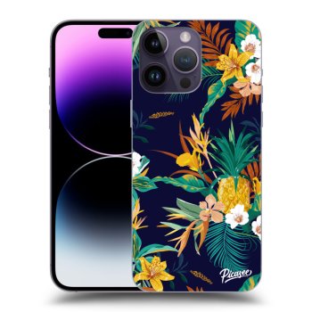 Picasee átlátszó szilikon tok az alábbi mobiltelefonokra Apple iPhone 14 Pro Max - Pineapple Color