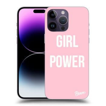 Picasee fekete szilikon tok az alábbi mobiltelefonokra Apple iPhone 14 Pro Max - Girl power