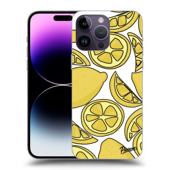 Szilikon tok erre a típusra Apple iPhone 14 Pro Max - Lemon