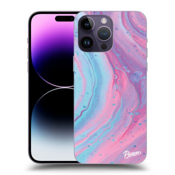 Szilikon tok erre a típusra Apple iPhone 14 Pro Max - Pink liquid