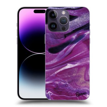 Picasee ULTIMATE CASE MagSafe Apple iPhone 14 Pro Max - készülékre - Purple glitter