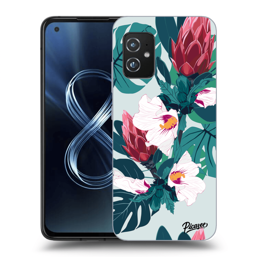 Picasee átlátszó szilikon tok az alábbi mobiltelefonokra Asus Zenfone 8 ZS590KS - Rhododendron