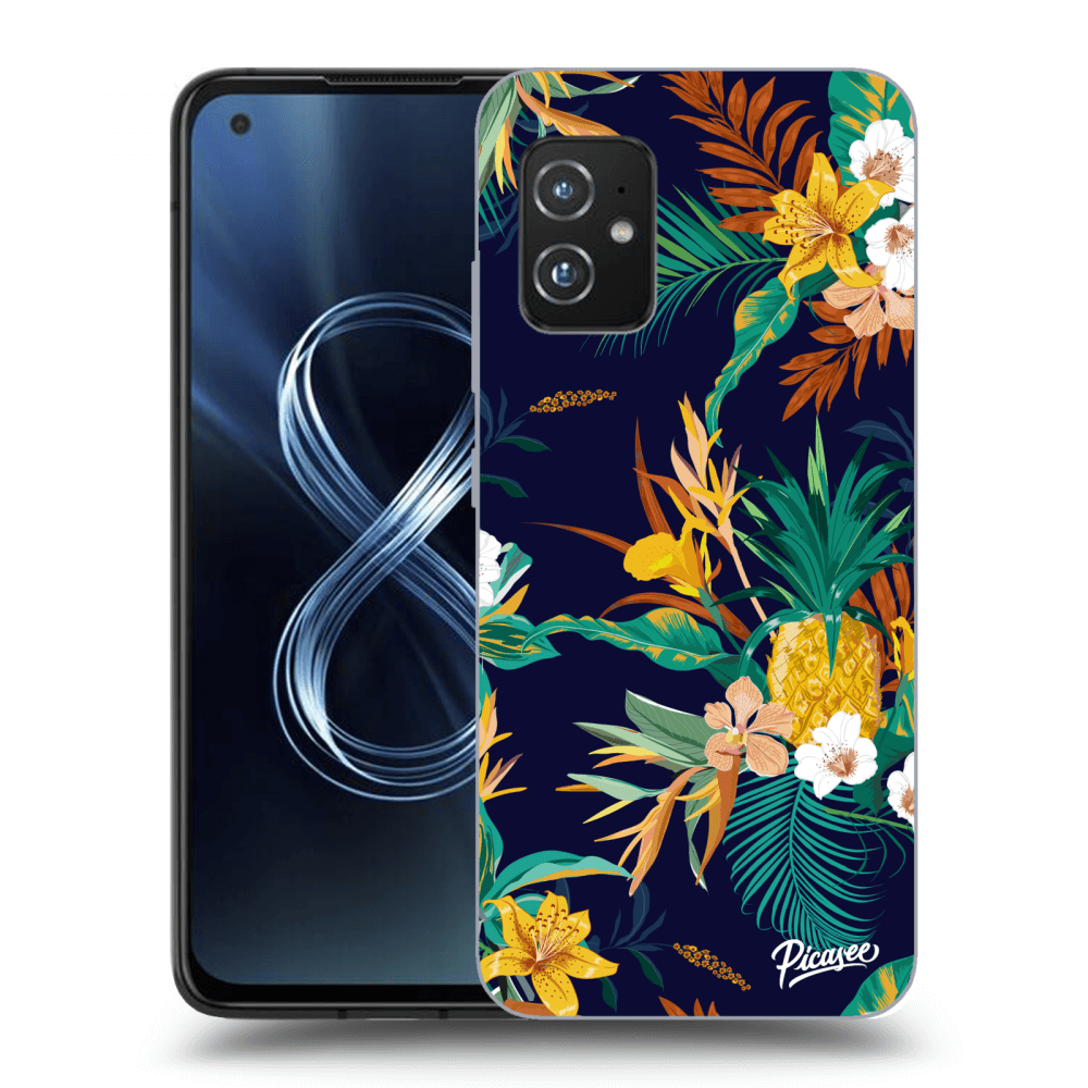 Picasee átlátszó szilikon tok az alábbi mobiltelefonokra Asus Zenfone 8 ZS590KS - Pineapple Color