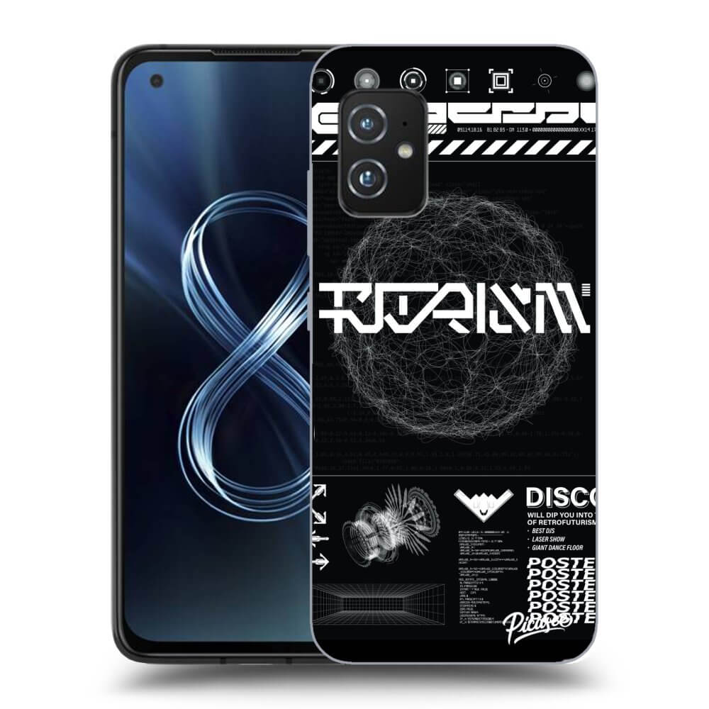 Picasee átlátszó szilikon tok az alábbi mobiltelefonokra Asus Zenfone 8 ZS590KS - BLACK DISCO