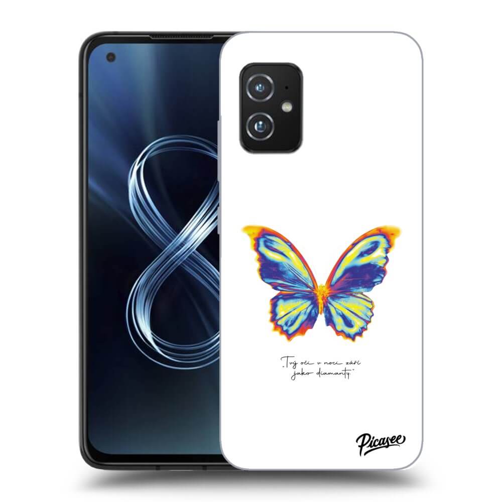 Picasee átlátszó szilikon tok az alábbi mobiltelefonokra Asus Zenfone 8 ZS590KS - Diamanty White