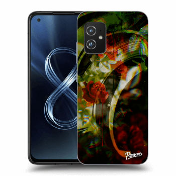 Picasee átlátszó szilikon tok az alábbi mobiltelefonokra Asus Zenfone 8 ZS590KS - Roses color