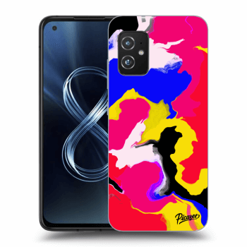 Picasee átlátszó szilikon tok az alábbi mobiltelefonokra Asus Zenfone 8 ZS590KS - Watercolor