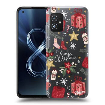 Picasee átlátszó szilikon tok az alábbi mobiltelefonokra Asus Zenfone 8 ZS590KS - Christmas