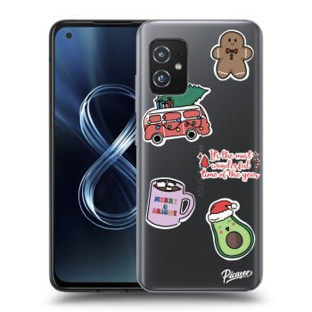 Tok az alábbi mobiltelefonokra Asus Zenfone 8 ZS590KS - Christmas Stickers