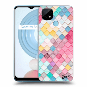 Szilikon tok erre a típusra Realme C21Y - Colorful roof