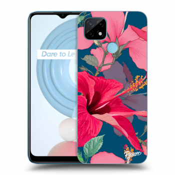 Szilikon tok erre a típusra Realme C21Y - Hibiscus