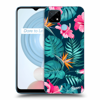 Szilikon tok erre a típusra Realme C21Y - Pink Monstera