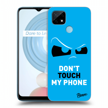 Szilikon tok erre a típusra Realme C21Y - Cloudy Eye - Blue