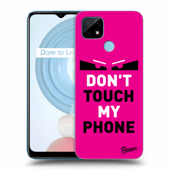 Szilikon tok erre a típusra Realme C21Y - Shadow Eye - Pink