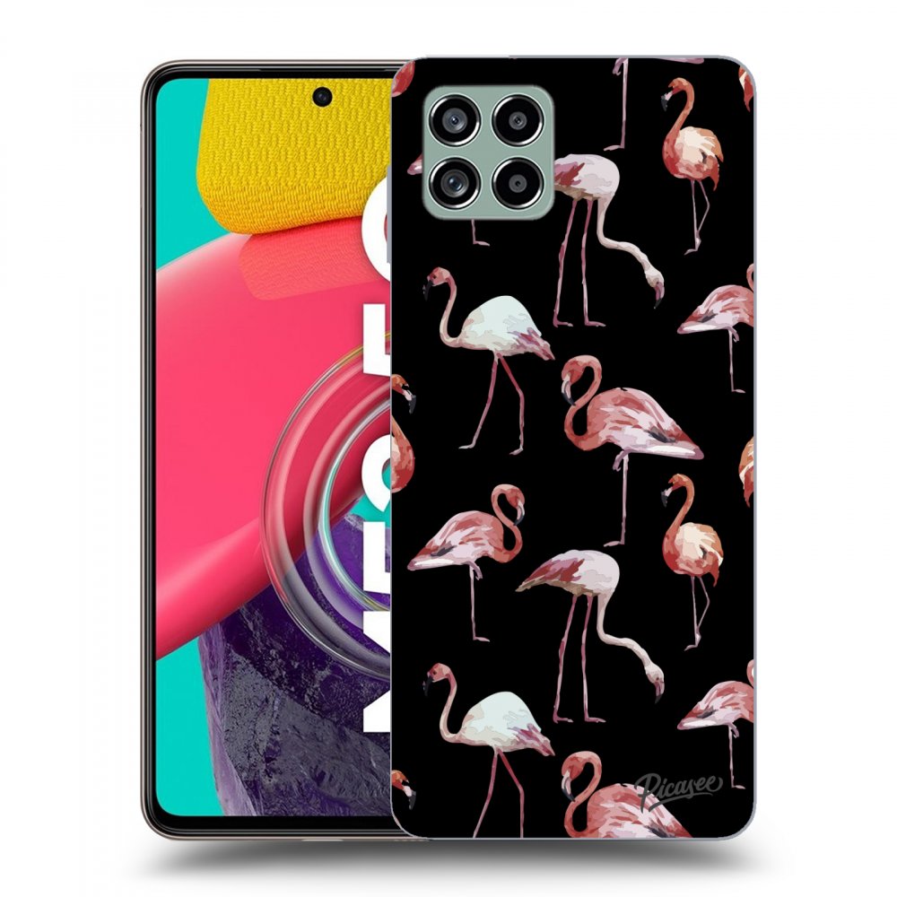 Picasee ULTIMATE CASE Samsung Galaxy M53 5G - készülékre - Flamingos