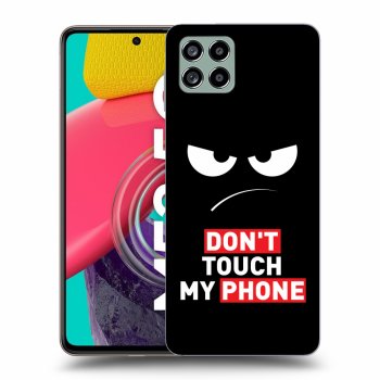 Szilikon tok erre a típusra Samsung Galaxy M53 5G - Angry Eyes - Transparent