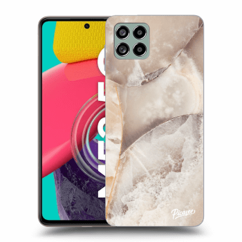 Szilikon tok erre a típusra Samsung Galaxy M53 5G - Cream marble