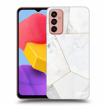 Szilikon tok erre a típusra Samsung Galaxy M13 M135F - White tile