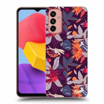 Szilikon tok erre a típusra Samsung Galaxy M13 M135F - Purple Leaf